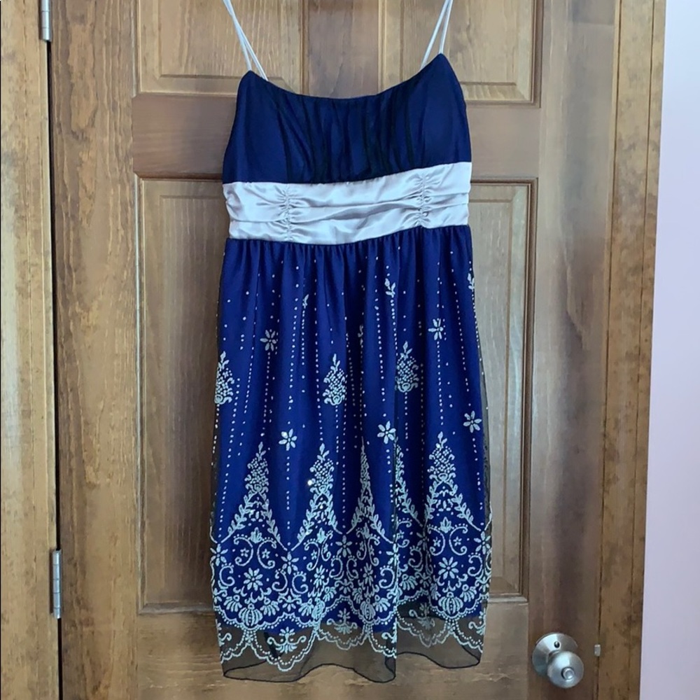 Beaded semi formal dress